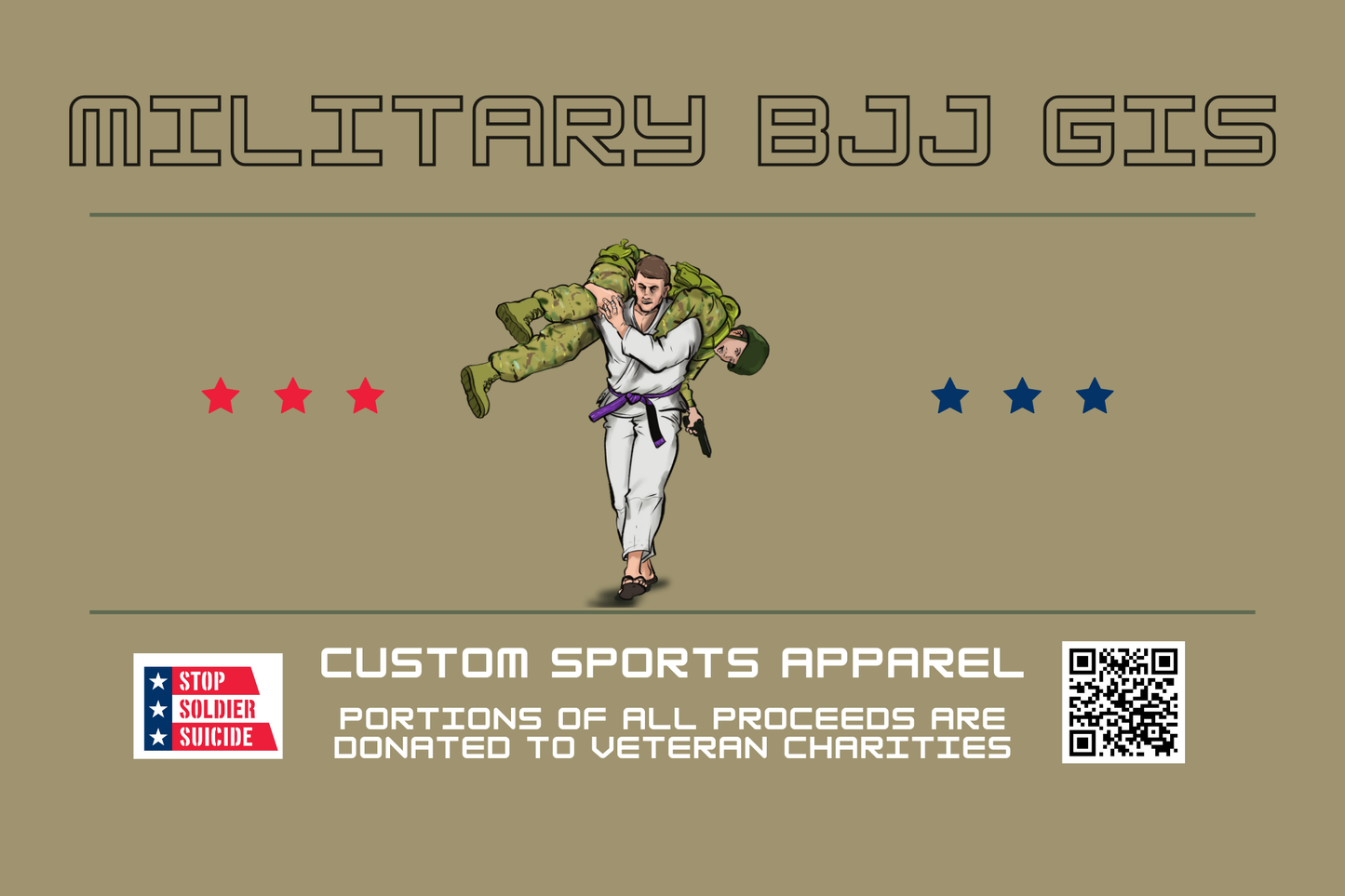 Military Bjj Gis Gym Banner